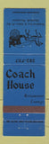 Matchbook Cover - Coach House Restaurant Dundalk MD