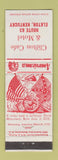 Matchbook Cover - Clifton Cafe Motel Elkton KY Perkins Americana Civil War