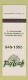 Matchbook Cover - Fig Leaf Bannockburn IL
