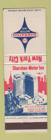 Matchbook Cover - Sheraton Motor Inn New York City