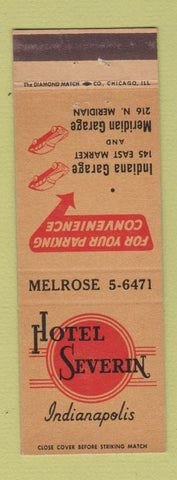 Matchbook Cover - Hotel Severin Indianapolis IN