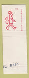 Matchbook Cover - Winding Brook Lodge Keene NH DD Bean