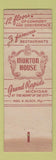 Matchbook Cover - Morton House Grand Rapids MI