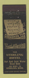 Matchbook Cover - Sterling Hotel Sterling MI