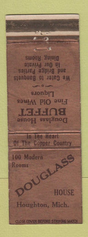Matchbook Cover - Douglass House Houghton MI WEAR