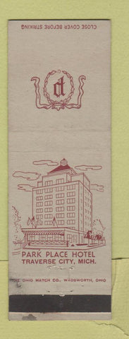 Matchbook Cover - Park Place Hotel Traverse City MI