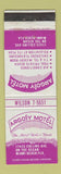 Matchbook Cover - Argosy Motel Miami Beach FL
