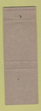 Matchbook Cover - Shalimar Commodore Perry Hotel Toledo OH