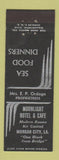Matchbook Cover - Moonlight Hotel Cafe Morgan City LA