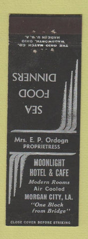 Matchbook Cover - Moonlight Hotel Cafe Morgan City LA