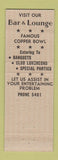 Matchbook Cover - Hotel Finlen Butte MT