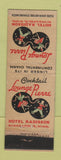 Matchbook Cover - Hotel Radisson Minneapolis MN Lounge Pierre WEAR