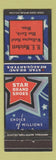 Matchbook Cover - Star Brand Shoes HE Matchett Wellington Hotel Blue Earth MN