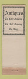 Matchbook Cover - Wiggins' Old Tavern Hotel Northampton MA