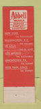 Matchbook Cover - Hotel DeSoto St Louis MO Abbell