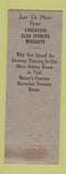 Matchbook Cover - Columbia Hotel Portland ME