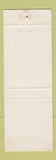 Matchbook Cover - Sleeping Buffalo Lodge Saco MT