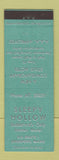 Matchbook Cover - Sleepy Hollow Motel Biddeford ME