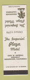 Matchbook Cover - Imperial Plaza Motel Inglewood CA