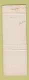 Matchbook Cover - Siler's Hotel Restaurant Bar Shellsville PA WEAR