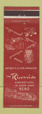 Matchbook Cover - Riverside Resort Hotel Reno NV casino