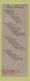 Matchbook Cover - Hotel Castle Omaha NE Boss