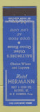 Matchbook Cover - Hotel Hermann Baltimore MD