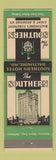 Matchbook Cover - Southern Hotel Baltimore MD