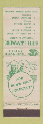 Matchbook Cover - Hotel Graymore Portland ME