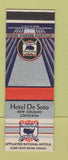 Matchbook Cover - Hotel De Soto New Orleans LA