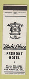 Matchbook Cover - Fremont Hotel Los Angeles CA