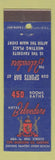 Matchbook Cover - Hotel Belvedere New York City