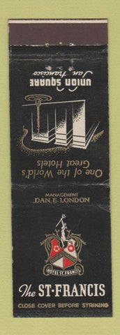 Matchbook Cover - St Francis Hotel San Francisco CA