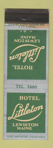 Matchbook Cover - Hotel Littleton Lewiston ME WEAR