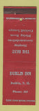 Matchbook Cover - Dublin Inn NH DD Bean WEAR
