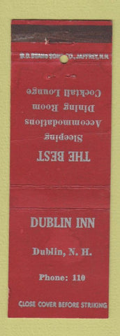 Matchbook Cover - Dublin Inn NH DD Bean WEAR