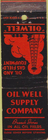 Matchbook Cover - Iol Well Supply Co