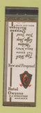 Matchbook Cover - Hotel Owosso MI WEAR