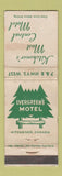 Matchbook Cover - Evergreen Motel Kitchener ON WEAR