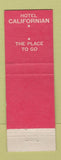 Matchbook Cover - Hotel Californian Fresno CA Coffee Shop