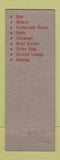 Matchbook Cover - Belmont Inn Fresno CA