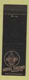 Matchbook Cover - Motel Fresno CA