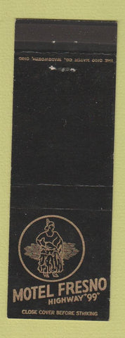 Matchbook Cover - Motel Fresno CA