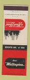 Matchbook Cover - Hotel Wellington New York City Knott