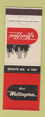 Matchbook Cover - Hotel Wellington New York City Knott