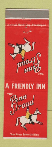 Matchbook Cover - Penn Stroud Inn Stroudsburg? PA