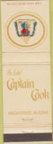 Matchbook Cover - Captain Cook Anchorage AK