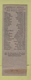 Matchbook Cover - Lycoming Hotel Williamsport PA BLUE