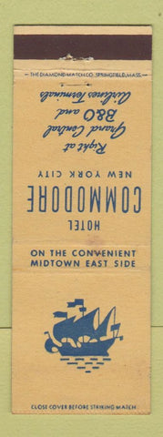 Matchbook Cover - Hotel Commodore New York City