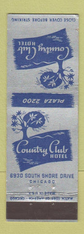 Matchbook Cover - Country Club Hotel Chicago IL